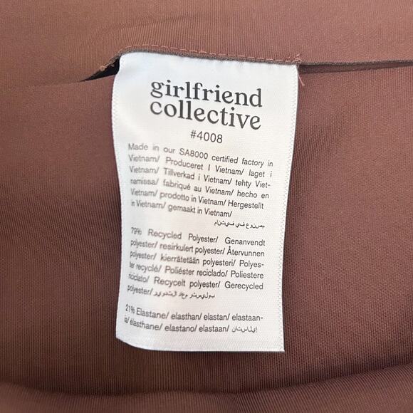 GIRLFRIEND COLLECTIVE Compressive High-Rise 7/8 Leggings M NWT Cafe - Picture 9 of 12